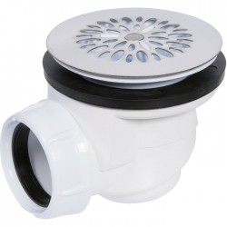 Bonde receveur de douche plastique - Avec grille - 60 mm - NICOLL - Bondes pour lavabo / Bidet / Douche - SI-615000