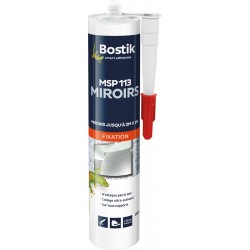 Mastic colle miroir - MSP 113 - Blanc - 290 ml - BOSTIK - Mastic de fixation - BR-539085