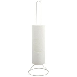 Range rouleaux - Métal - Blanc - MSV - Accessoires WC - DE-505836