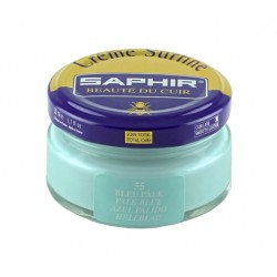 Cirage - Crème surfine - 50 ml - Bleu pâle - Saphir - AVEL - Entretien du cuir - DE-570044