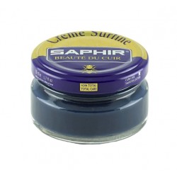 Cirage - Crème surfine - 50 ml - Bleu Pétrole - Saphir - AVEL - Entretien du cuir - DE-570051