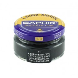 Cirage - Crème surfine - 50 ml - Gris Anthracite - Saphir - AVEL - Entretien du cuir - DE-569632