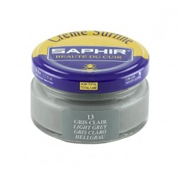 Cirage - Crème surfine - 50 ml - Gris clair - Saphir - AVEL - Entretien du cuir - DE-527465