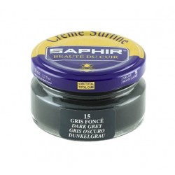 Cirage - Crème surfine - 50 ml - Gris foncé - Saphir - AVEL - Entretien du cuir - DE-570184