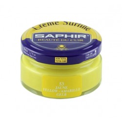 Cirage - Crème surfine - 50 ml - Jaune - Saphir - AVEL - Entretien du cuir - DE-336594