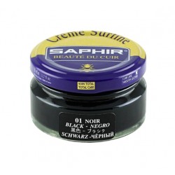 Cirage - Crème surfine - 50 ml - Noir - Saphir - AVEL - Entretien du cuir - DE-336156