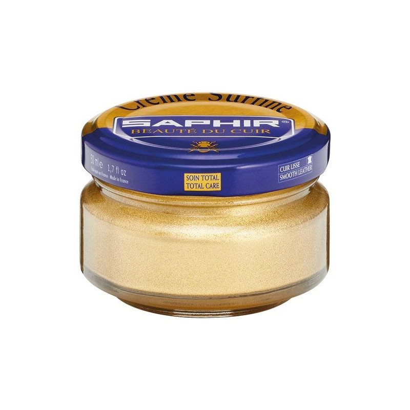 Cirage - Crème surfine - 50 ml - Or Trianon - Saphir - AVEL - Entretien du cuir - DE-570218