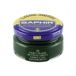 Cirage - Crème surfine - 50 ml - Vert Chasse - Saphir - AVEL - Entretien du cuir - DE-527515