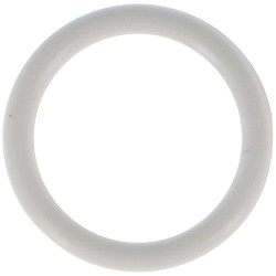 Anneau - Plastique - Lot de 10 - D 30 mm - Blanc - MOBOIS - Accessoires rideaux - DE-384503