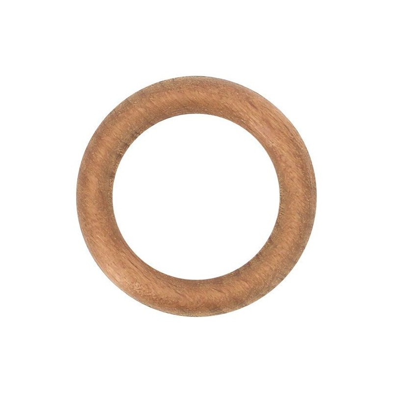 Anneau - Bois - Lot de 10 - D 38 mm - Merisier - MOBOIS - Accessoires rideaux - DE-878181