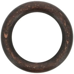 Anneau - Bois - Lot de 10 - D 42 mm - Noyer - MOBOIS - Accessoires rideaux - DE-558452