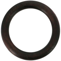 Anneau - Bois - Lot de 10 - D 70 mm - Noyer - MOBOIS - Accessoires rideaux - DE-558155