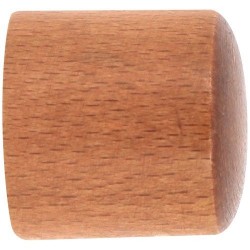 Embout de barre bouchon x 2 - Bois - Merisier - D 28 mm - MOBOIS - Accessoires rideaux - DE-512534