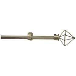 Kit barre extensible - Métal - Nickel brossé - Miami- 160 / 300 mm - MOBOIS - Accessoires rideaux - DE-512435