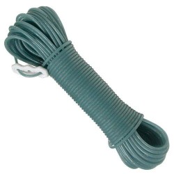 Corde à linge - 20 m - Métal plastifié - Vert - CHAUBEYRE - Séchage du linge - DE-379982