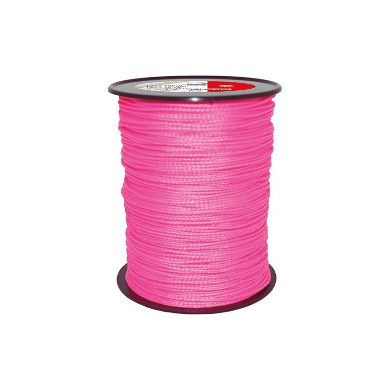 Corde Polypro tressée - 200 m / D. 1.5 mm - Rose - CHAPUIS - Cordage - DE-551599