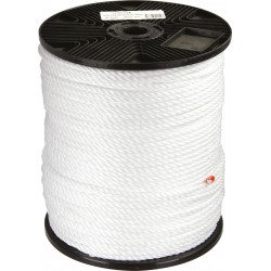 Corde Polypropylène - 4 torons - 48 m / D 14 mm - Blanc - CORDERIES TOURNONAISES - Cordage - BR-087905