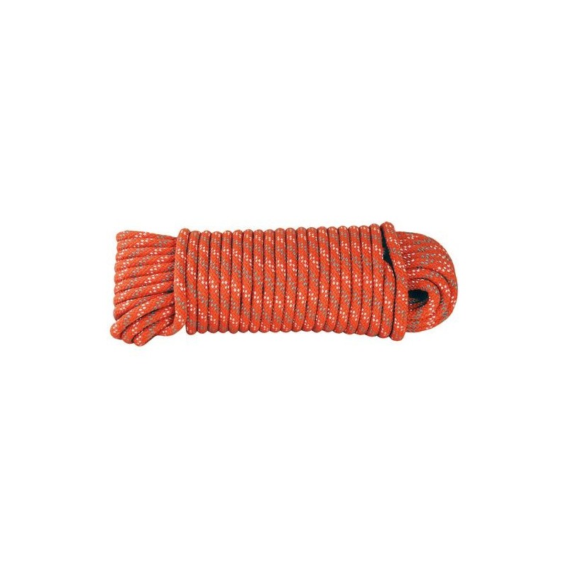 Corde Polypro tressée - 15 m / D. 6 mm - Orange - CHAPUIS - Cordage - DE-551607