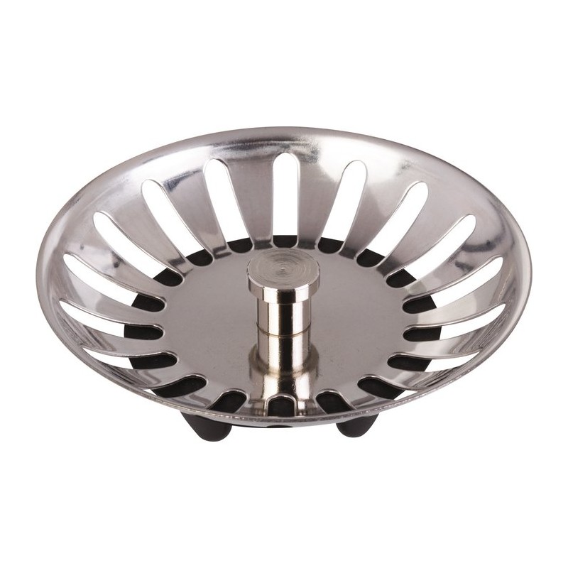 Panier de bonde manuel - Inox - 80 mm - NICOLL - Accessoires pour évier de cuisine - SI-635342