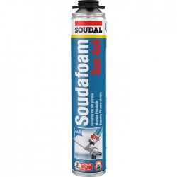 Mousse polyuréthanne - Soudafoam Gun 4x4 - Pistolable - 750 ml - SOUDAL - Étanchéité / Isolation - SI-101913