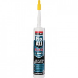 Mastic colle polymère hybride - Fix ALL Flexi - 290 ml - SOUDAL - Mastic de fixation - SI- 396234