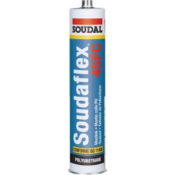 Mastic colle polyuréthane - Soudaflex 45FC - 310 ml - SOUDAL - Mastic de fixation - SI- 396742