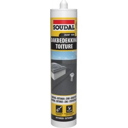 Mastic bitumeuse pour toiture - 310 ml - SOUDAL - Mastic de fixation - SI-164949