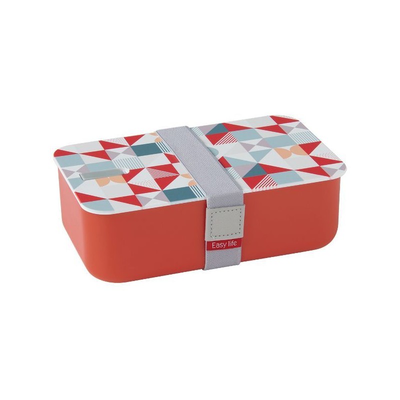 Lunchbox - 1 compartiment - Orange - EASY LIFE - Conservation / Boite / Emballage - DE-555518