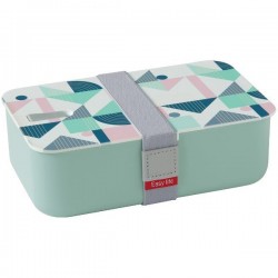 Lunchbox - 1 compartiment - Vert d'eau - EASY LIFE - Conservation / Boite / Emballage - DE-555534