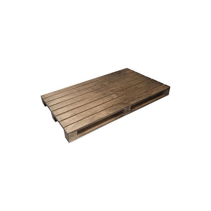 Plateau - Style palette - Bois - 30 x 20 cm - COSY & TRENDY - Assiette / plat / plateau / coupelle - DE-415860