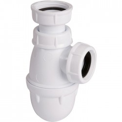 Siphon bouteille pour lavabo - 32 mm - Blanc - NICOLL - Siphons pour lavabo / Bidet / Baignoire - SI-150233