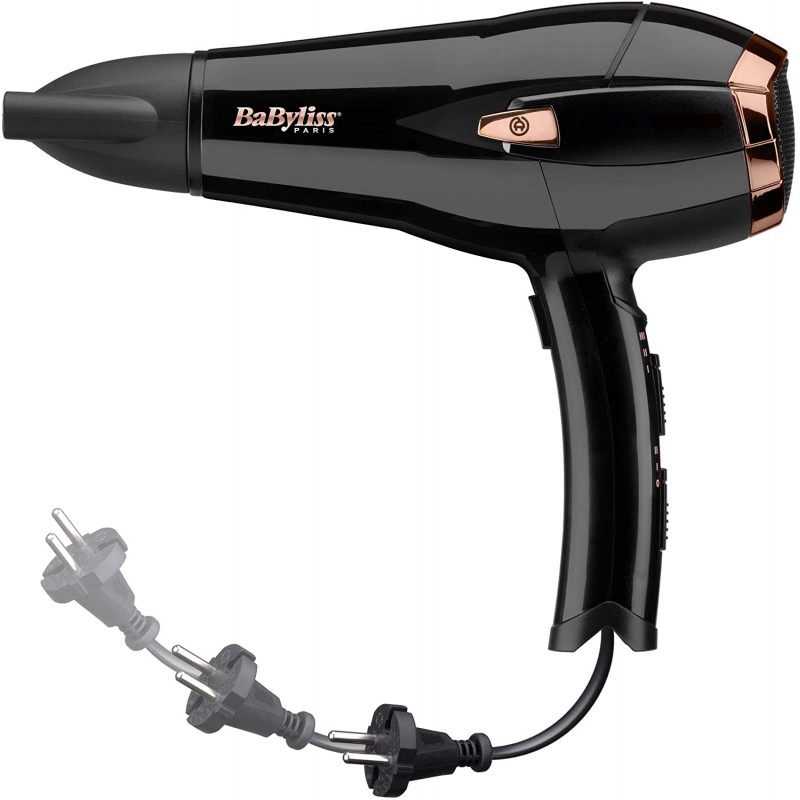 Sèche cheveux - Cordkeeper 2000 - Noir - BABYLISS - Accessoires coiffure / Séche-cheveux / Tondeuse - DE-527839