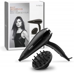 Sèche cheveux - Turbo Smooth 2200 - Noir - BABYLISS - Accessoires coiffure / Séche-cheveux / Tondeuse - DE-529025