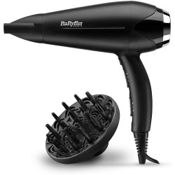 Sèche cheveux - Turbo Smooth 2200 - Noir - BABYLISS - Accessoires coiffure / Séche-cheveux / Tondeuse - DE-529025