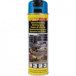 Traceur de chantier en bombe - Bleu fluo - 500 ml - MOTIP - Traceur de chantier - BR-450961