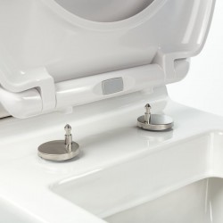 Abattant WC - Hop - Déclipsable et frein - Blanc - ODYSSEA - Accessoires WC - SI-351161