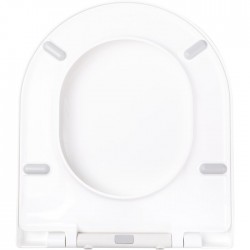 Abattant WC - Cover - Déclipsable et frein - Blanc - ODYSSEA - Accessoires WC - SI-351163