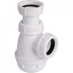 Siphon pour bidet et lavabo - Forme P et S - Blanc - NICOLL - Siphons pour lavabo / Bidet / Baignoire - SI-150333