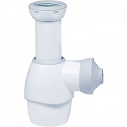 Siphon de lavabo souple - Blanc - 32 mm - WIRQUIN - Siphons pour lavabo / Bidet / Baignoire - SI-101088