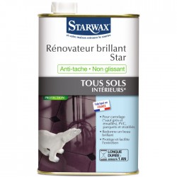 Cire ionisée sol carrelés brillant - STARWAX - Entretien des sols - BR-032131