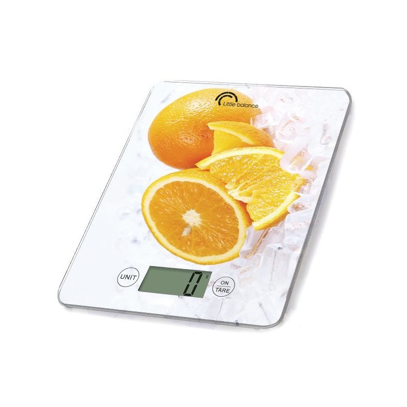 Balance culinaire - Slim - Orange - 5 Kg - LITTLE BALANCE - Balance de cuisine - DE-631911