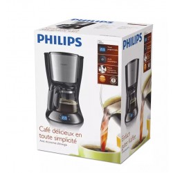 Cafetière programmable - Daily - Noir / Gris Acier - PHILIPS - Cafetière / Moulin à café - DE-710277