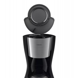 Cafetière programmable - Daily - Noir / Gris Acier - PHILIPS - Cafetière / Moulin à café - DE-710277