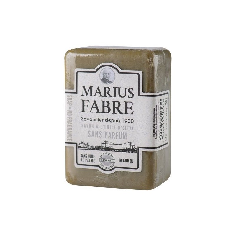 Savon à  l'huile d'Olive - Sans parfum - 150 Gr - MARIUS FABRE - Bain, savons et soins du corps - DE-544974