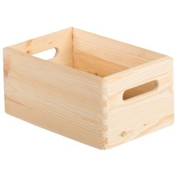 Caisse de rangement - Pin - 20 x 15 x 9 cm - ASTIGARRAGA - Rangement de la maison / meuble d'appoint - DE-168245