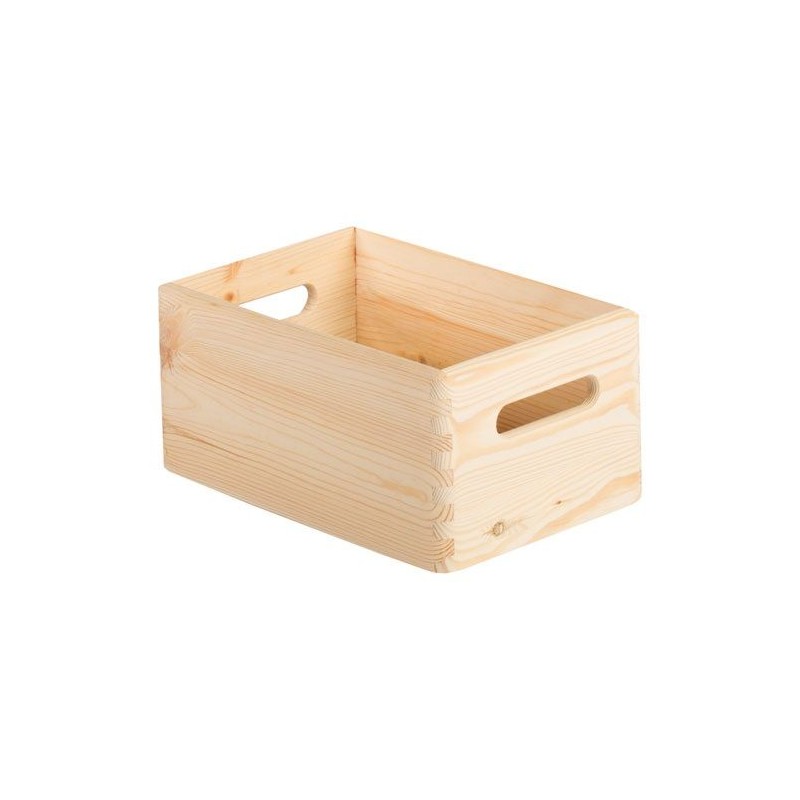 Caisse de rangement - Pin - 20 x 15 x 9 cm - ASTIGARRAGA - Rangement de la maison / meuble d'appoint - DE-168245