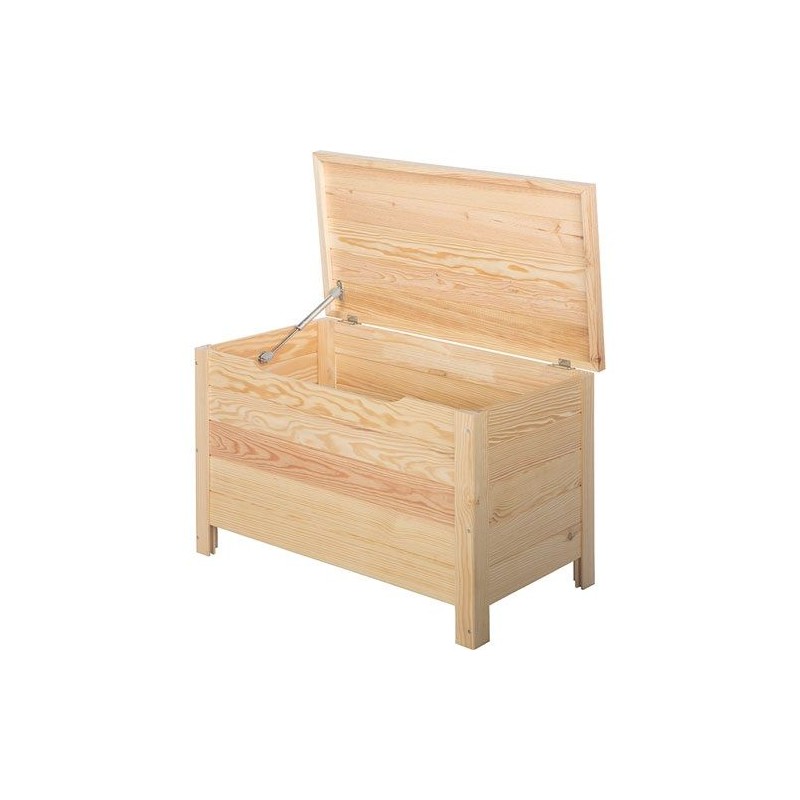 Coffre de rangement - Pin - 70 x 48 x 40 cm - ASTIGARRAGA - Rangement de la maison / meuble d'appoint - DE-617068