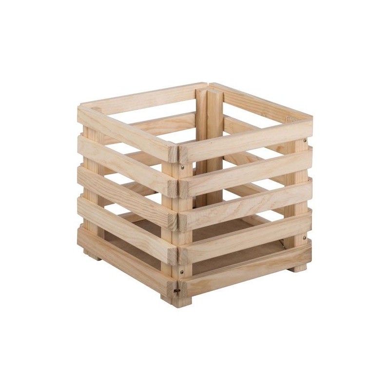 Caisse de rangement - Pin - 38 x 38 x 35 cm - ASTIGARRAGA - Rangement de la maison / meuble d'appoint - DE-804633