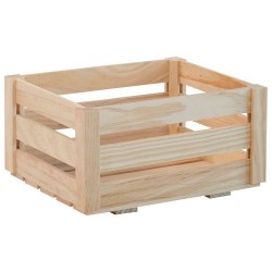 Caisse de rangement - Pin - 25 x 19 x 13 cm - ASTIGARRAGA - Rangement de la maison / meuble d'appoint - DE-168062