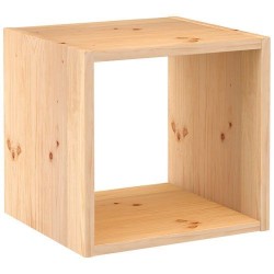 Cube de rangement modulable - Pin - 36.2 x 36.2 x 33 cm - ASTIGARRAGA - Rangement de la maison / meuble d'appoint - DE-167486